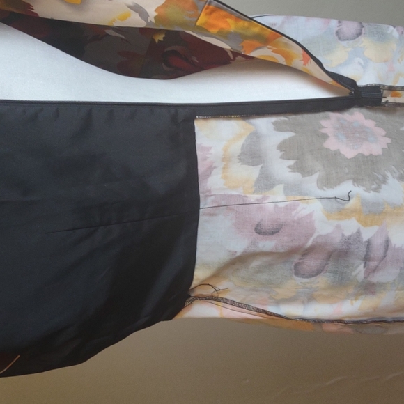 Handmade form-fitting colorful unique versatile straight-cut dress. Size… - Picture 11 of 12